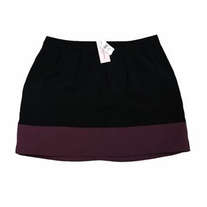 🆕 BANANA REPUBLIC black purple color block skirt